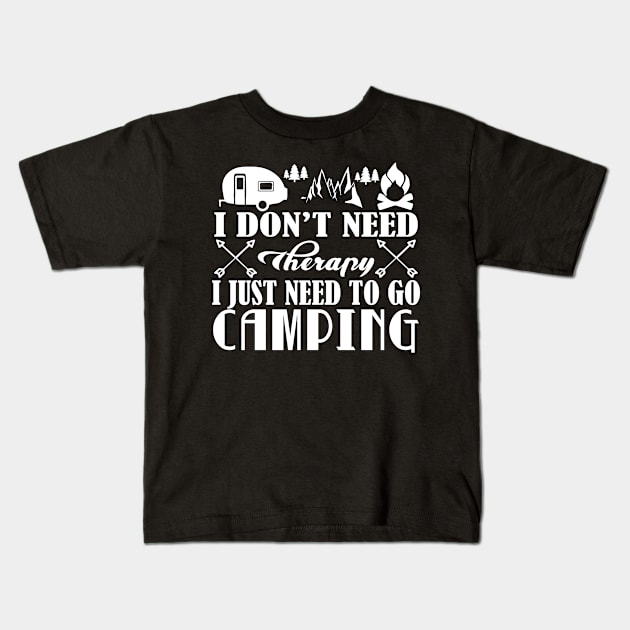 camping Kids T-Shirt by UniqueWorld